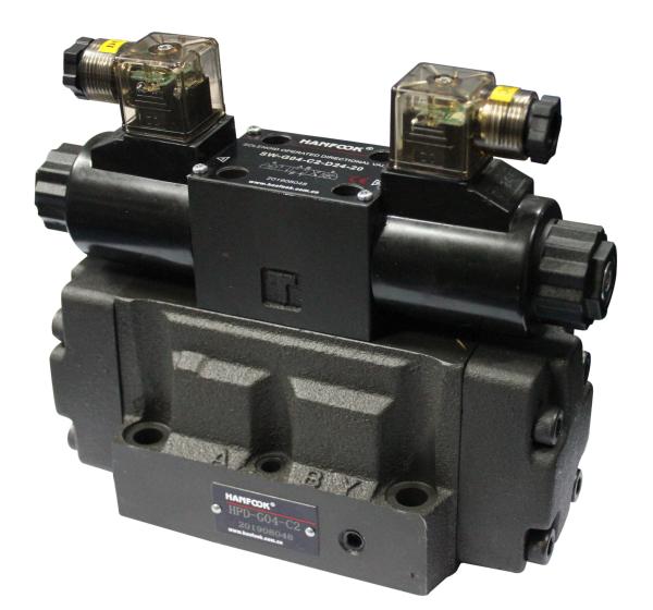 SW/SWH  Solenoid Controlled Pilot Operated Directional Valve